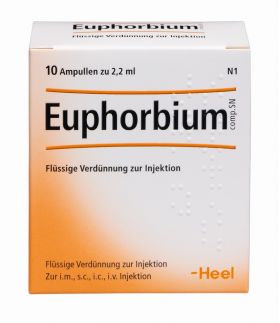 EUPHORBIUM COMPOSITUM SN Ampullen 10 St – PZN 1230357 из немецкой аптеки