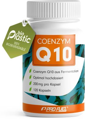 ProFuel - Coenzym Q10 Kapseln hochdosiert - 200 mg Ubichinon pro Kapsel (Tagesdosis), vegan 120 St из немецкой аптеки