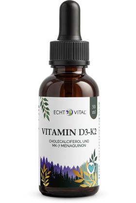 Echt Vital Vitamin D3-K2 Tropfen 50 ml | Shop Apotheke из немецкой аптеки