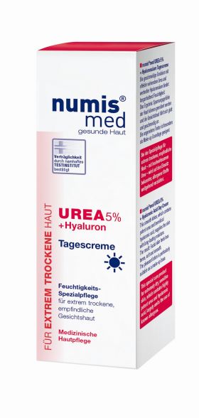 NUMIS med Urea 5% Tagescreme+Hyaluron 50 ml – PZN 10528966 из немецкой аптеки