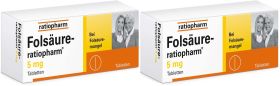 Folsäure-ratiopharm® 5 mg 2x100 St из немецкой аптеки